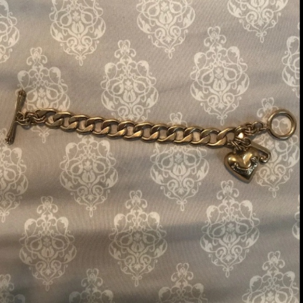 Gold Juicy Couture Charm Bracelet